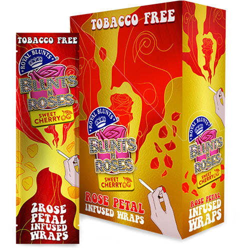 [M1035] BLUNTS & ROSES Wraps Sweet Cherry 25ct