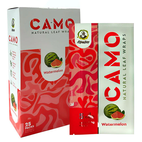 [M1053] CAMO Natural Leaf Wraps Watermelon 5-Pack 25ct
