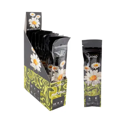 [M1063] CAMO Natural Leaf Cones Natural 4-Pack 12ct
