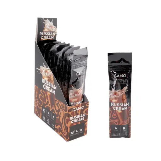 [M1066] CAMO Natural Leaf Cones Russian Cream 4-Pack 12ct