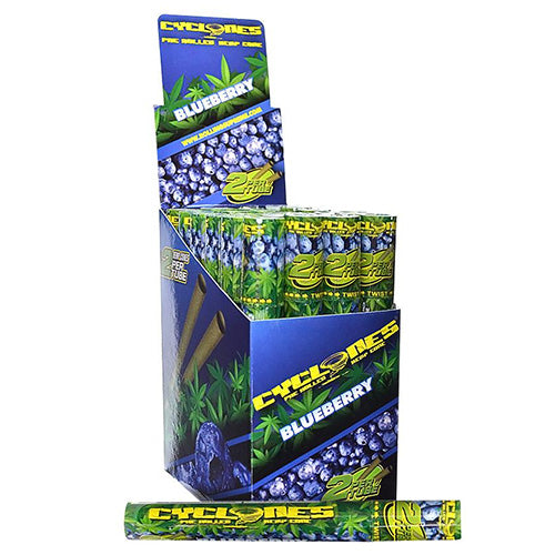[M1090] CYCLONES 2X Hemp Blueberry 24ct