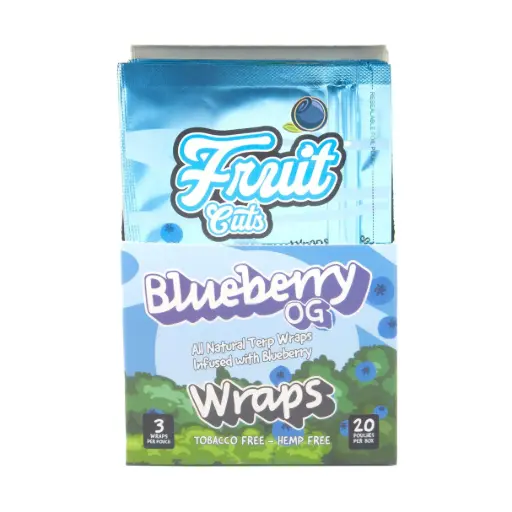 [M1113] FRUIT CUTS Wraps Blueberry OG 3/20ct