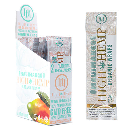 [M1172] HIGH HEMP Wraps Maui Mango 25ct