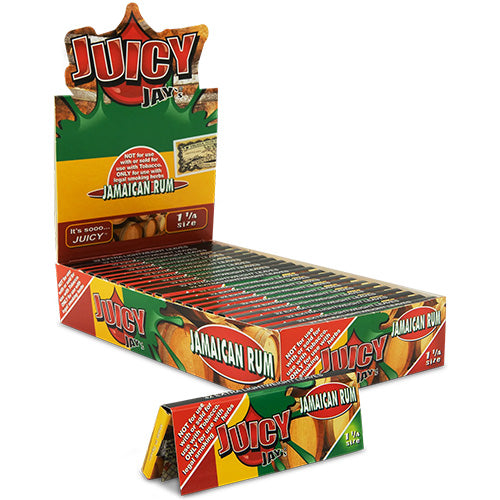 [M1192] JUICY JAY'S Papers 11/4 Size Jamaican Rum 24ct