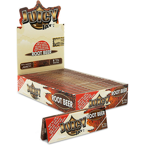 [M1202] JUICY JAY'S Papers 11/4 Size Root Beer 24ct (Discontinued)