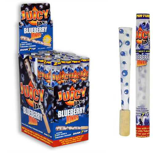 [M1208] JUICY JAY'S Cones Blueberry 24ct