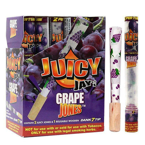 [M1209] JUICY JAY'S Cones Grape 24ct