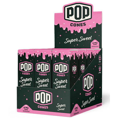 [M1498] POP CONES Ultra Thin Cones Super Sweet King Size 3/24ct