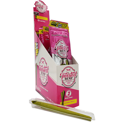 [M1540] TWISTED HEMP Cones California Dream 2-Pack 10ct