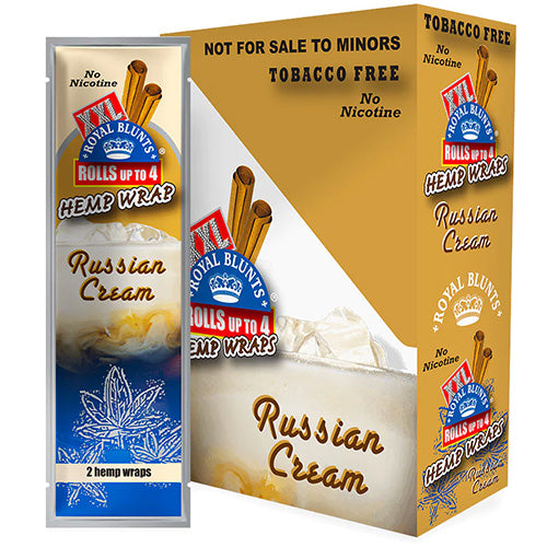 [M1585] XXL Hemp Wraps Russian Cream 25ct