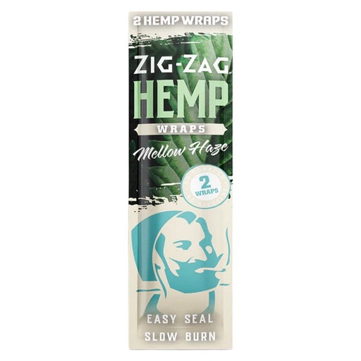 [M1597] ZIG ZAG Hemp Wraps Mellow Haze 2-Pack 25ct