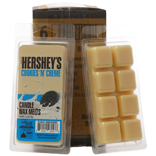 [M1652] SWEET TOOTH 2.5oz Hershey Cookies N' Cream Wax Melts 6ct