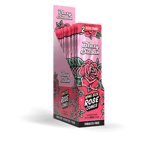 [M1833] BLAZY SUSAN Rose Cones 2/10ct