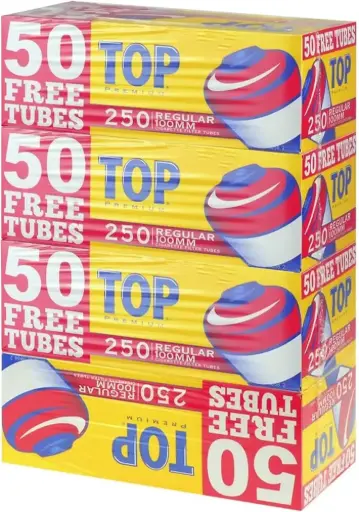 [M1890] TOP Cigarette Tubes Regular 100mm 250/4ct