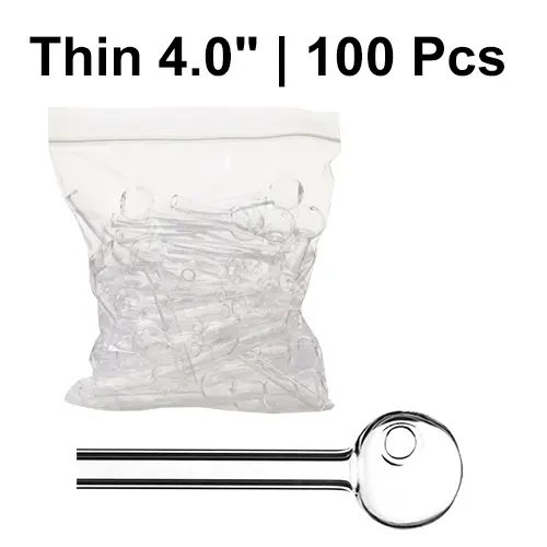 [AM025286] O.B. Thin 4.0" Clear (100)