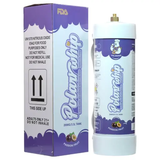 [AM050087] Polar Whip Chargers With Safety Relief Valve 3.3L 2000 GR-Passion Fruit (2 packs per Box)