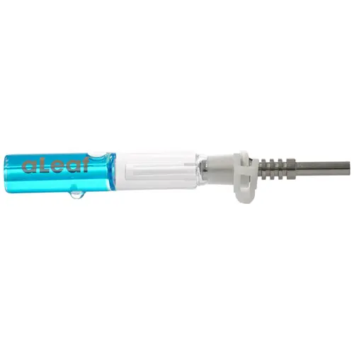 [PC33793] aLeaf Dabbers Honey Straw Glycerin Titanium Tip 8478 5.0" Blue