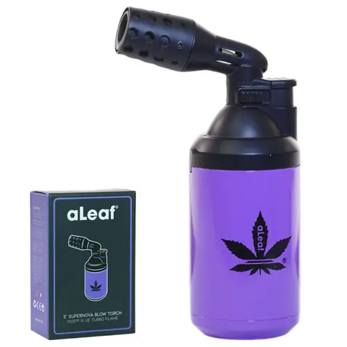 [PC26050] aLeaf Lighter Torch Supernova Blow 5'' Purple