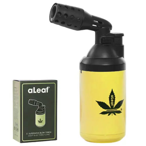 [PC25744] aLeaf Lighter Torch Supernova Blow 5'' Lemon