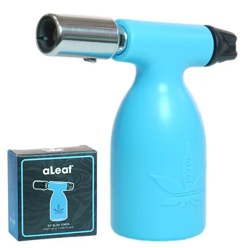 [PC24940] aLeaf Lighter Torch Supernova Blow 3.5" (8531) Blue