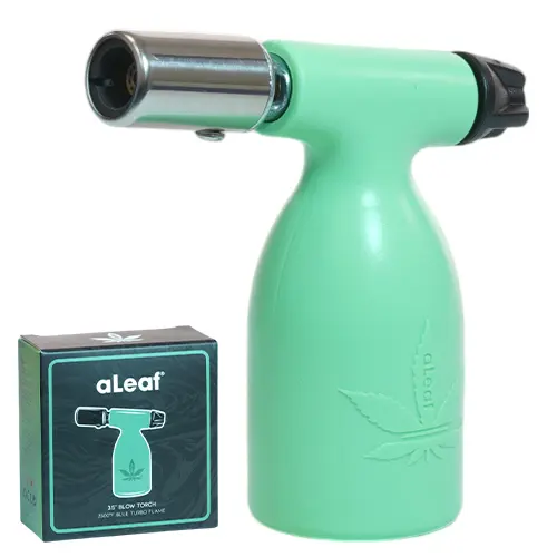 [PC25486] aLeaf Lighter Torch Supernova Blow 3.5" (8531) Green