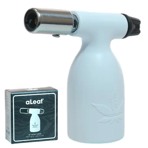[PC26491] aLeaf Lighter Torch Supernova Blow 3.5" (8531) White