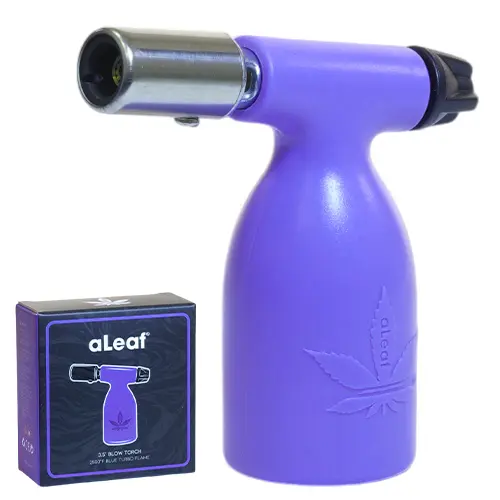 [PC26051] aLeaf Lighter Torch Supernova Blow 3.5" (8531) Purple