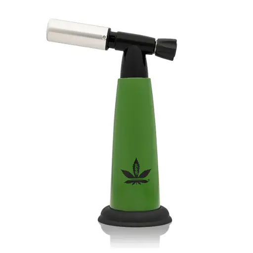 [PC34979] aLeaf Lighter Blow Torch 7.5" (8491)-Forest