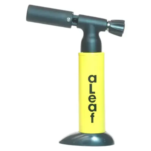 [PC35007] aLeaf Lighter Torch Blow Blue Turbo Flame 7.0"-Lemon