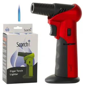 [AM026253] Scorch Torch Lighter Adjustable Torch 45/90 deg angle 6.25" (61662) Red