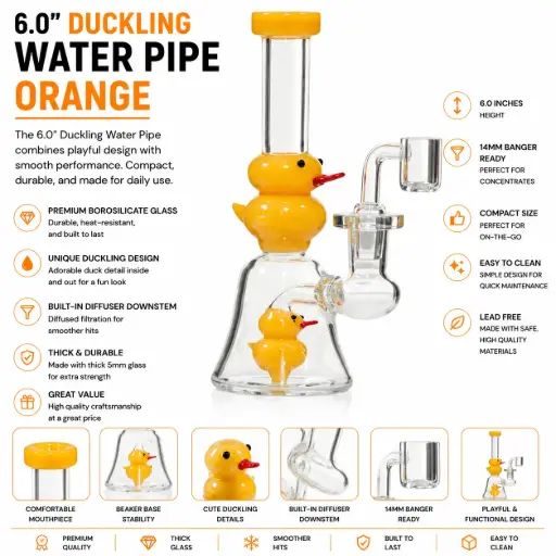 [AM050141] W.P.  6.0" Duckling (7128) - Orange