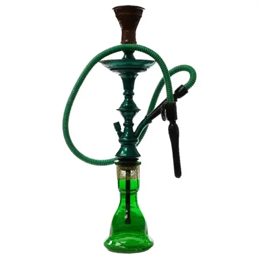 [AM050200] Khalil Mamoon Hookah  - 23.0" Green