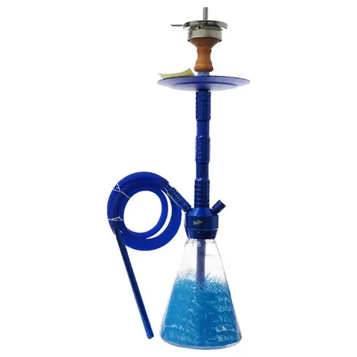 [AM050235] Four Star Hookah  - 27.0" - Blue