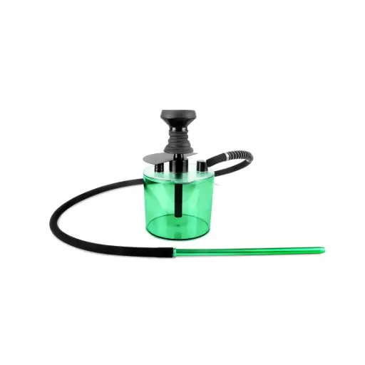 [AM016074] 10" VIP  Hookah, Green, RIP Brand, 1 Hose, Color Box
