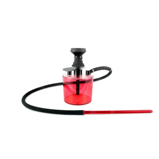 [AM016076] 10" VIP  Hookah, Red, RIP Brand, 1 Hose, Color Box