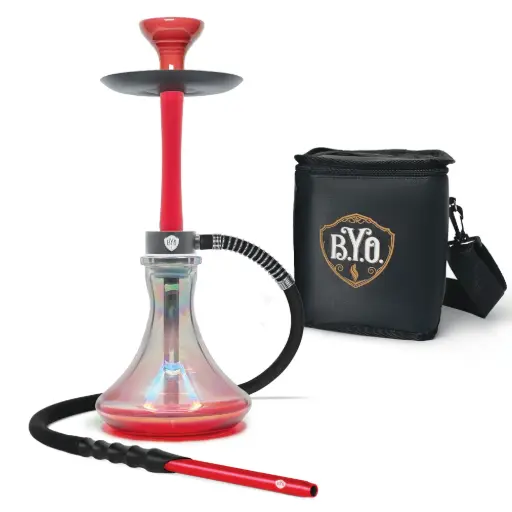 [AM050254] 19" Lume, 1 Hose, B.Y.O. Carrying Bag, Red