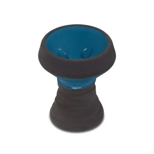 [AM016103] B.Y.O. BlackStone Hookah Bowl, 2 Tone, Blue