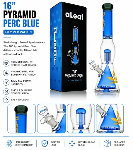 [PC37602] 16" PYRAMID PERC BLUE