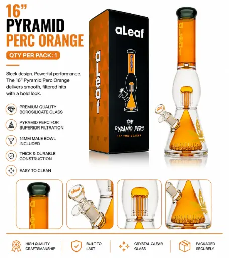 [PC37605] 16" PYRAMID PERC ORANGE