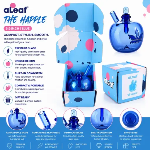 [PC37634] 3.5'' ALEAF THE HAPPLE BLUE