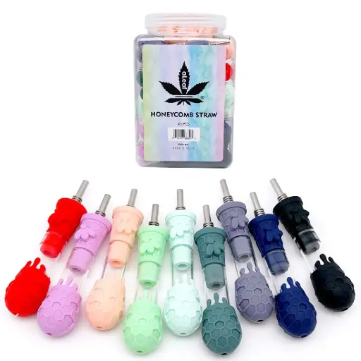 [PC37644] HONEYCOMB STRAW 45PCS 