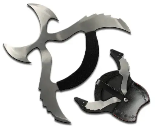 [AM050365] 9" Two-Sided Hunting Skinner Knife with Sheath