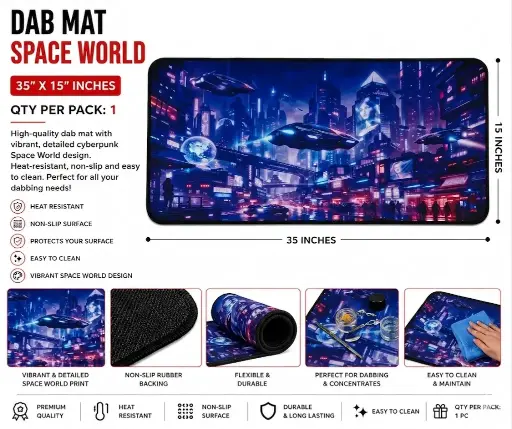 [PC37682] 35*15 DAB MAT SPACE WORLD