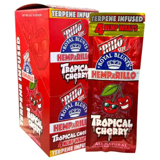 [M2364] HEMPARILLO Wraps Tropical Cherry 15ct