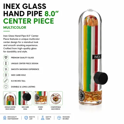 [AM031290] Inex Hand Pipe Center Piece INEX 3007 (2387) 8.0"