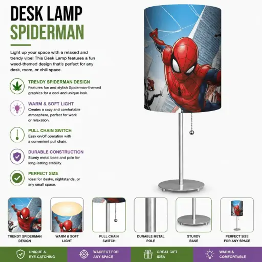 [AM050511] Desk Lamp - Spiderman #1