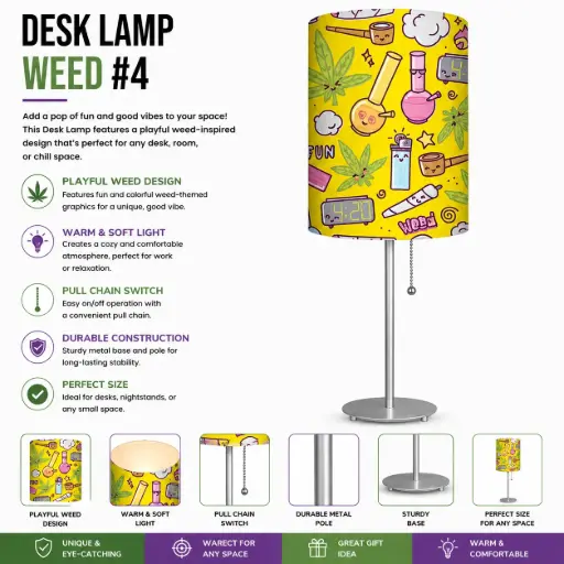 [AM050516] Desk Lamp - Weed #4