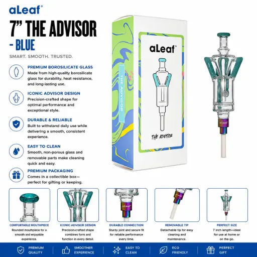 [PC37790] aLeaf 7" THE ADVISOR (with box) BLUE