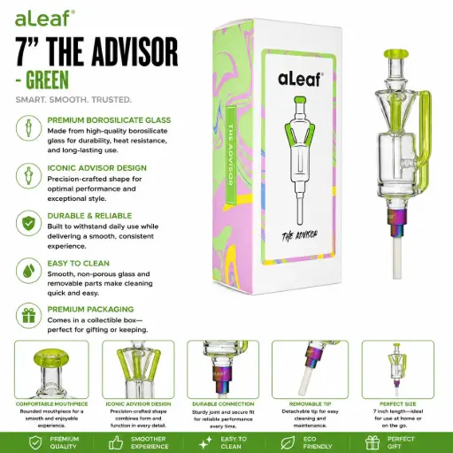 [PC37792] aLeaf 7" THE ADVISOR (with box) GREEN