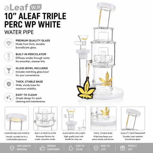 [PC37840] 10" ALEAF TRIPLE PERC WP WHITE
